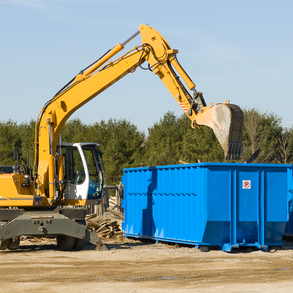 can i request a rental extension for a residential dumpster in Manawa WI